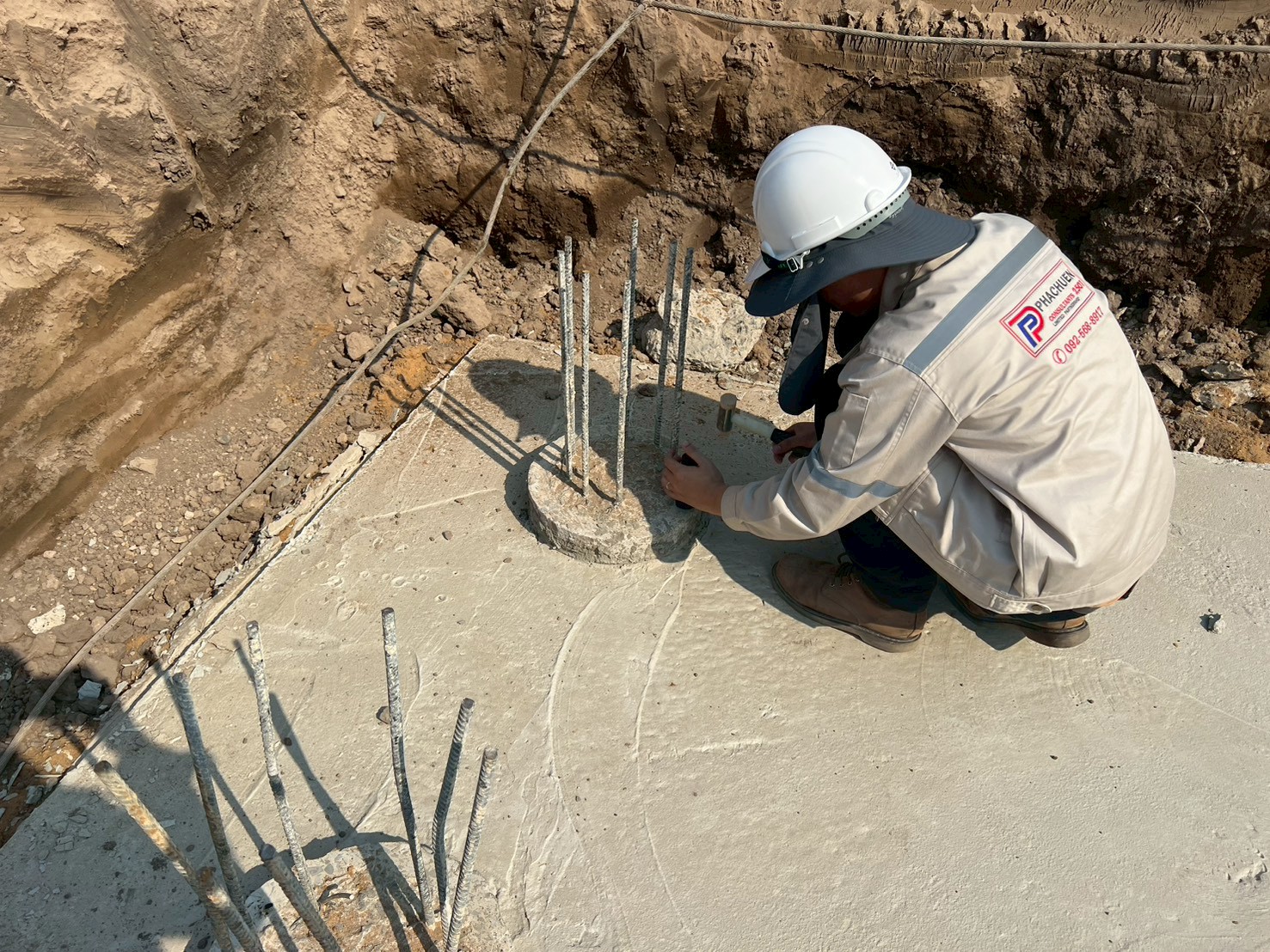 งานทดสอบความสมบูรณ์ของเสาเข็ม